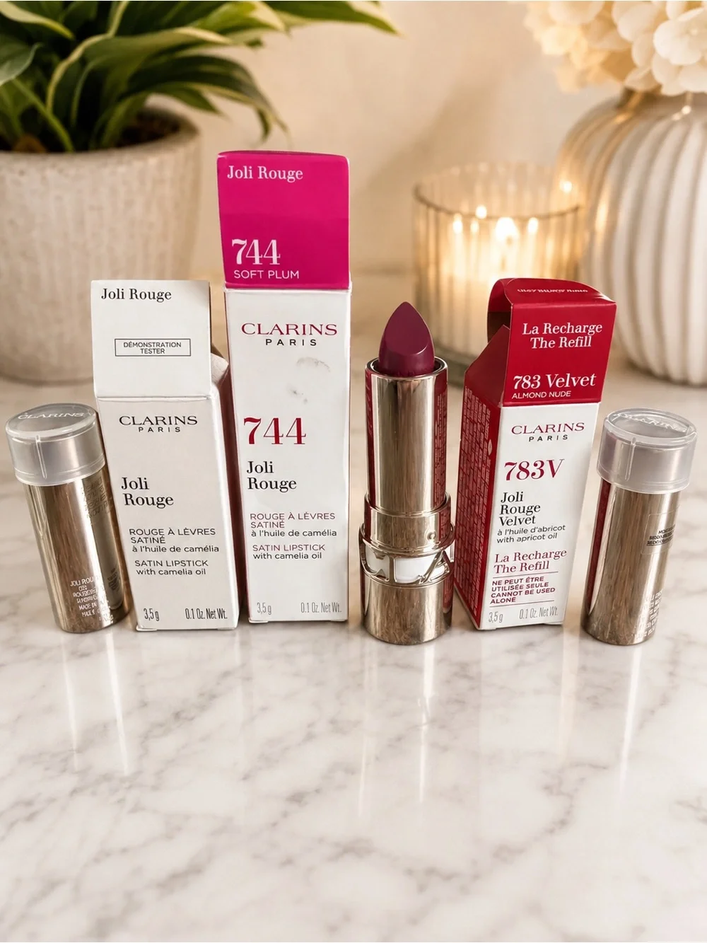 Clarins Joli Rouge Lip Bundle